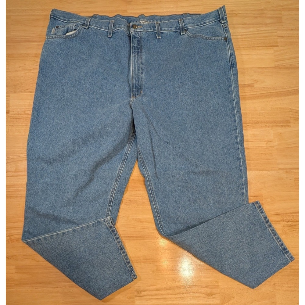 Carhartt B17 STW Relaxed Fit Denim Jeans Mens 52 x 32(50x31.5)  Blue Workwear
